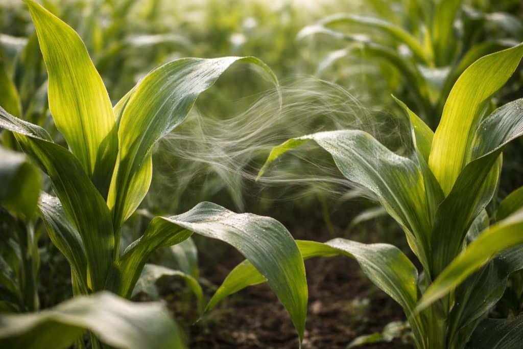 Plantes émettant des signaux chimiques pour alerter leurs voisines et attirer les prédateurs naturels des ravageurs