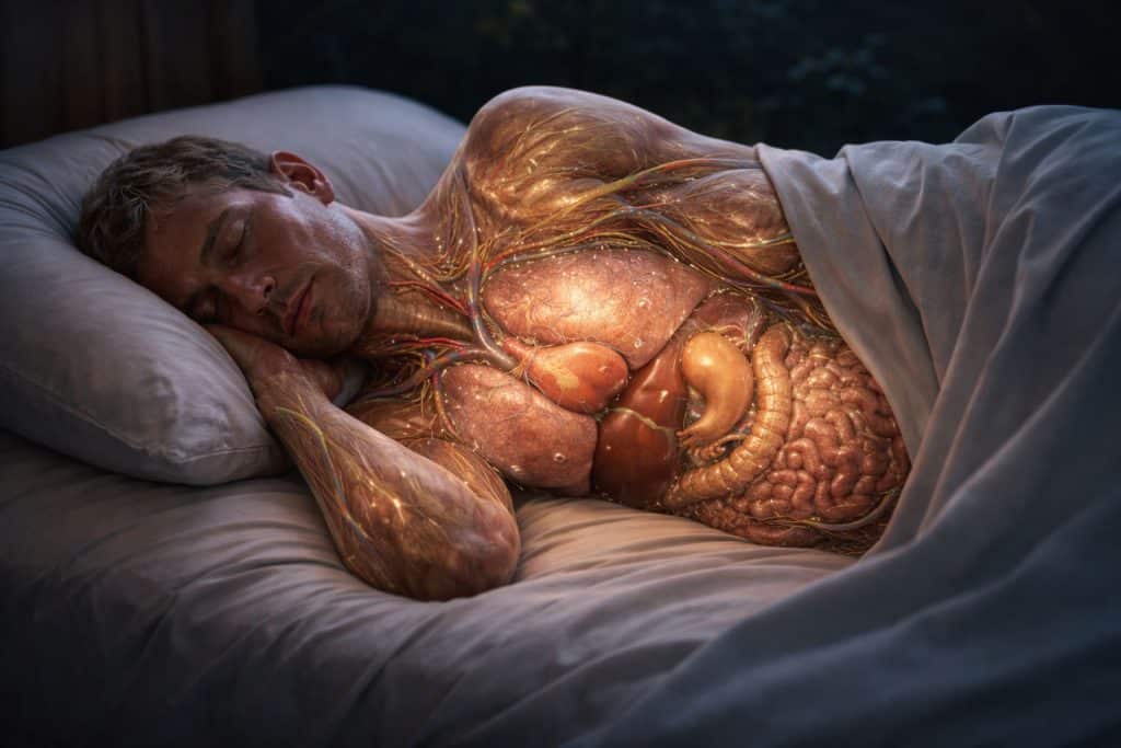Sommeil profond et réparation biologique du corps humain, rythme circadien naturel