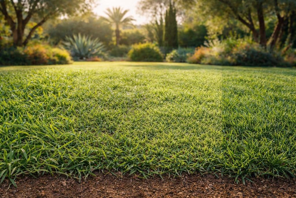 Comparatif des variétés de gazon Kikuyu, Bermuda et Zoysia au Maroc