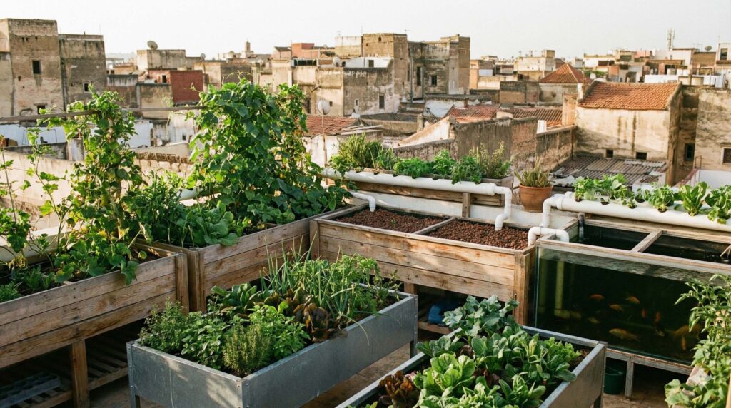 Agriculture urbaine au Maroc : hydroponie et aquaponie en milieu urbain