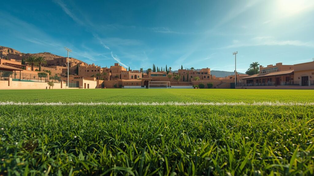 Gazon naturel pour terrains sportifs au Maroc adapté au piétinement intensif