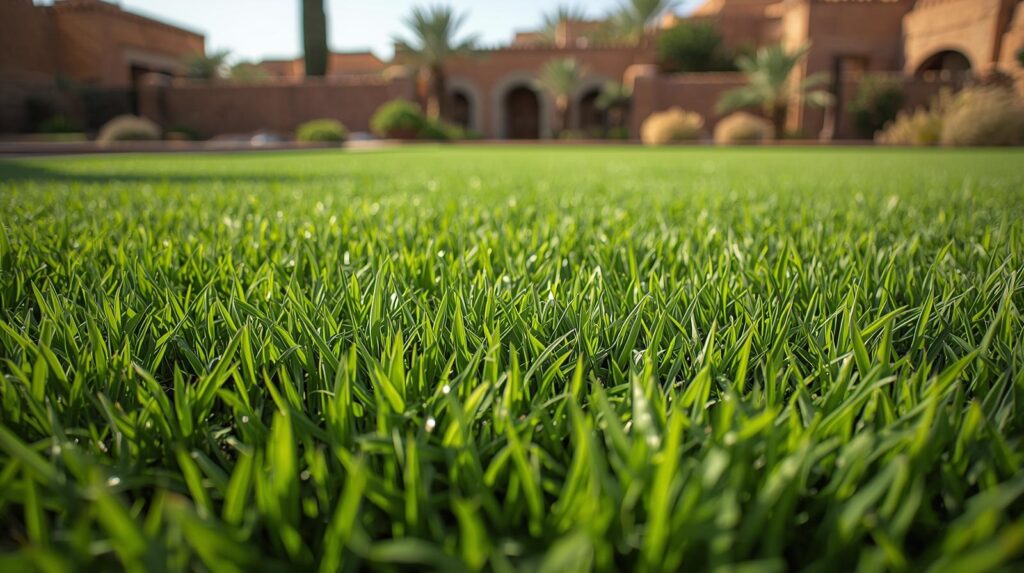 Zoysia, gazon à très faible entretien et faible consommation d’eau au Maroc