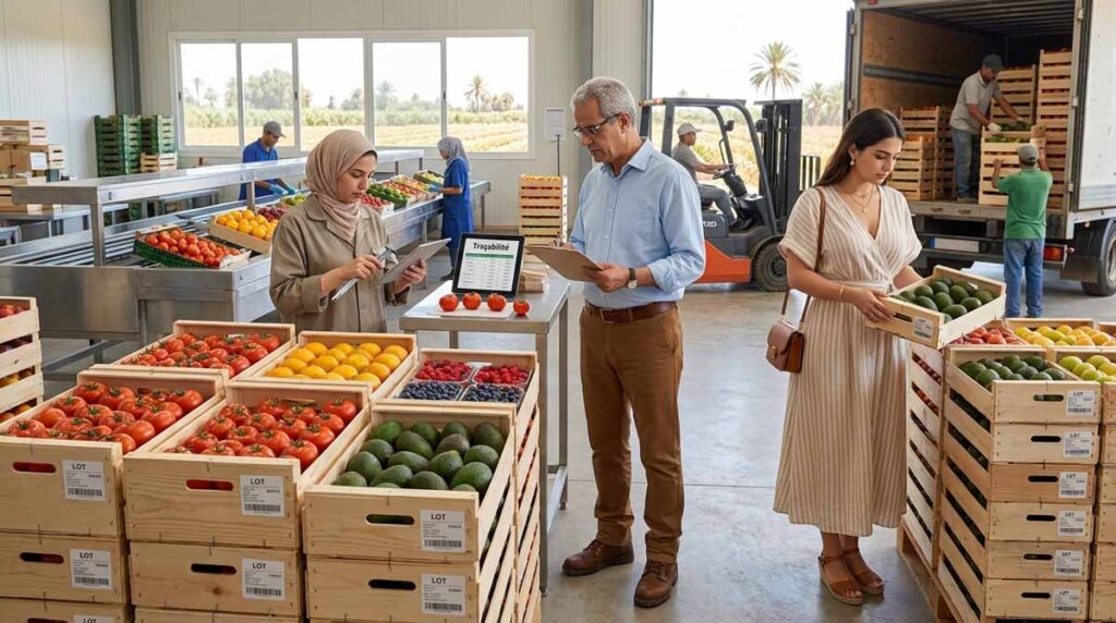 Agriculture d’exportation au Maroc comparée au marché local