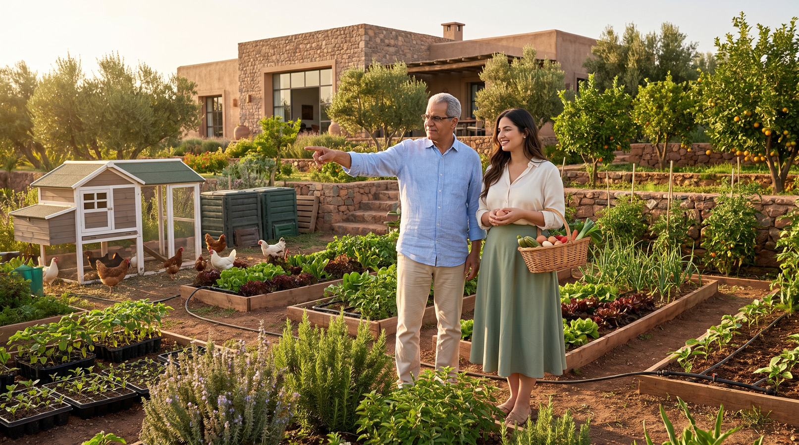 Agronomie du Vivant et Résilience Territoriale dans une ferme marocaine moderne, diversifiée et résiliente