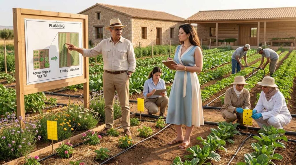 Conversion agroécologique progressive dans une exploitation agricole marocaine