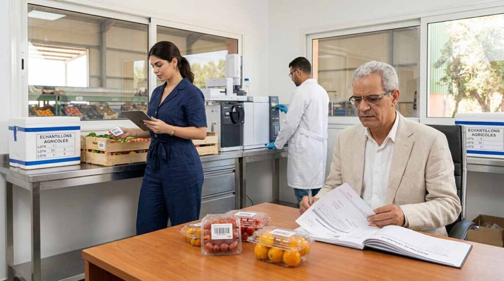 Prix de la conformité agricole au Maroc dans un laboratoire d’analyses