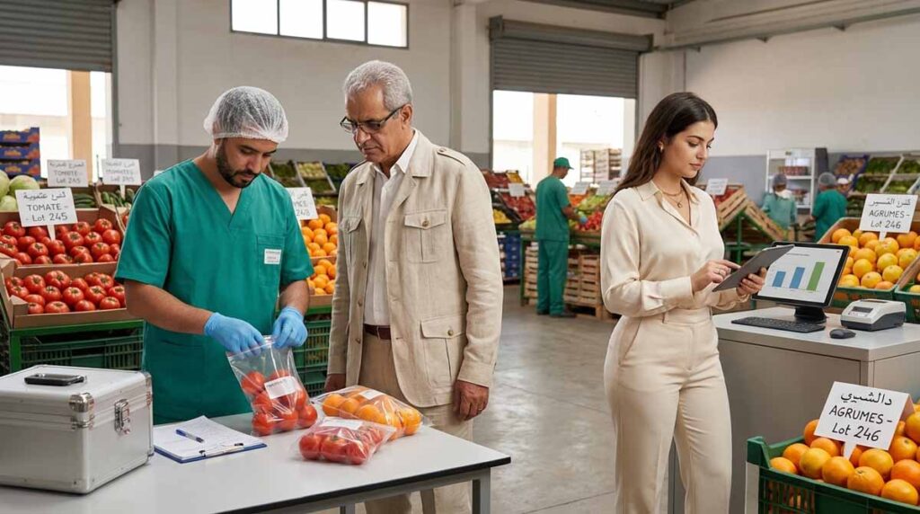Résidus de pesticides au Maroc contrôlés sur des fruits et légumes